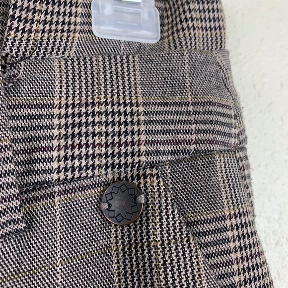 Numph Caviar Check Nugiann Pants Office Siren Career Size Medium - Picture 3 of 8